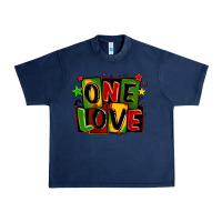 Navy one love juneteenth Urban Heavy Tee - LillyAllenDesigns