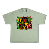 Oil Green one love juneteenth Urban Heavy Tee - LillyAllenDesigns