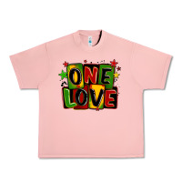 Salmon one love juneteenth Urban Heavy Tee - LillyAllenDesigns