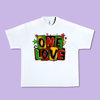 One Love Juneteenth Urban Heavy Tee Designed By Lillyallendesigns