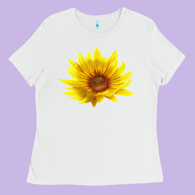 Maximillian Perennial Sunflower Ladies Tee Designed By Lillyallendesigns
