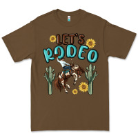 Cacao let's rodeo Premium Tee - MaliasSmallBusiness
