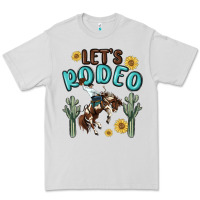 Dove Grey let's rodeo Premium Tee - MaliasSmallBusiness