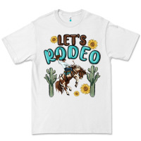 White let's rodeo Premium Tee - MaliasSmallBusiness