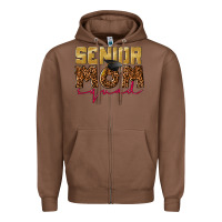 Chestnut Senior mom squad Zipper Hoodie - CowGirlArtShop