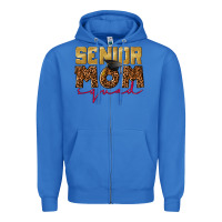 True Royal Senior mom squad Zipper Hoodie - CowGirlArtShop