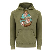 Vintage Olive american football and western roses teardrop Vintage Hoodie - BundleAndBundleShop