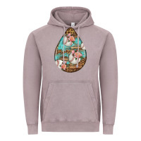 Vintage Zinc american football and western roses teardrop Vintage Hoodie - BundleAndBundleShop