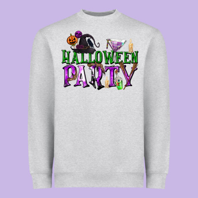 Halloween Party Heavyweight Sweatshirt Designed By Texasbilliewilder