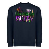 Navy Halloween Party Heavyweight Sweatshirt - texasbilliewilder