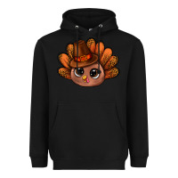 Black turkey and leopard pattern and thanksgiving hat bbs Heavyweight Hoodie - BundleAndBundleShop