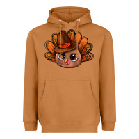 Meerkat turkey and leopard pattern and thanksgiving hat bbs Heavyweight Hoodie - BundleAndBundleShop