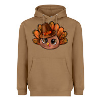 Toasted Coconut turkey and leopard pattern and thanksgiving hat bbs Heavyweight Hoodie - BundleAndBundleShop
