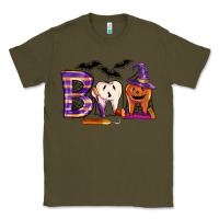 Army Green dental boo halloween Classic Tee - LillyAllenDesigns