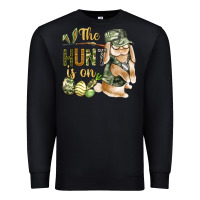 Black The Hunt Is On Premium Sweatshirt - BundleAndBundleShop