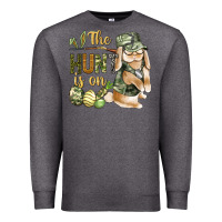 Charcoal Heather The Hunt Is On Premium Sweatshirt - BundleAndBundleShop