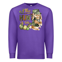 Purple The Hunt Is On Premium Sweatshirt - BundleAndBundleShop