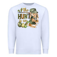 White The Hunt Is On Premium Sweatshirt - BundleAndBundleShop