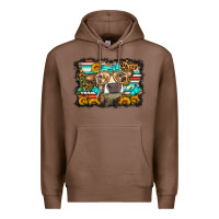 Chestnut sunflower cow olivia Premium Hoodie - OliviaCreatesArt