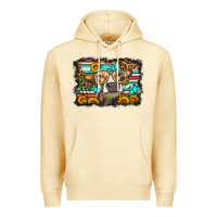 Pina Colada sunflower cow olivia Premium Hoodie - OliviaCreatesArt