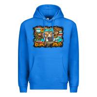 True Royal sunflower cow olivia Premium Hoodie - OliviaCreatesArt
