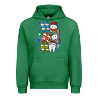 Emerald ho ho ho teeth Urban Hoodie - CowhideDigitalArt