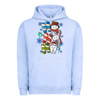 Pigment Grape Ice ho ho ho teeth Urban Hoodie - CowhideDigitalArt