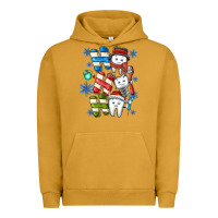 Pigment Peanut Butter ho ho ho teeth Urban Hoodie - CowhideDigitalArt