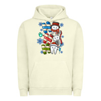 Pigment Pistachio ho ho ho teeth Urban Hoodie - CowhideDigitalArt