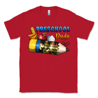 Red preschool Classic Tee - BundleAndBundleShop