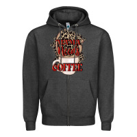 Charcoal Heather Mama needs coffee Mother's Day Zipper Hoodie - CowGirlArtShop
