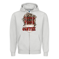 Dove Grey Mama needs coffee Mother's Day Zipper Hoodie - CowGirlArtShop