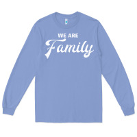 Colony Blue We Are Family (Family / Father / Mother / Children) Long Sleeve Tee - Bettercallsaul
