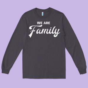 We Are Family (family / Father / Mother / Children) Long Sleeve Tee Designed By Bettercallsaul
