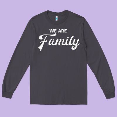 We Are Family (family / Father / Mother / Children) Long Sleeve Tee Designed By Bettercallsaul
