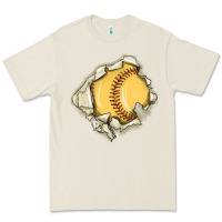 Bone softball Premium Tee - MaliasSmallBusiness