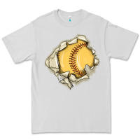 Dove Grey softball Premium Tee - MaliasSmallBusiness