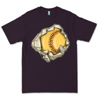 Plum softball Premium Tee - MaliasSmallBusiness