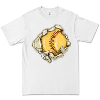 White softball Premium Tee - MaliasSmallBusiness