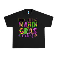 Black thick things mardi gras vibes Urban Heavy Tee - LillyAllenDesigns