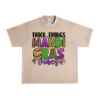 French Oak thick things mardi gras vibes Urban Heavy Tee - LillyAllenDesigns