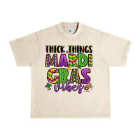 Sandshell thick things mardi gras vibes Urban Heavy Tee - LillyAllenDesigns