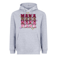 Heather Grey Mama mama mama mama Mother's Day Heavyweight Hoodie - FaDigitalArtStudio