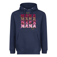 Navy Mama mama mama mama Mother's Day Heavyweight Hoodie - FaDigitalArtStudio