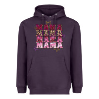 Plum Mama mama mama mama Mother's Day Heavyweight Hoodie - FaDigitalArtStudio