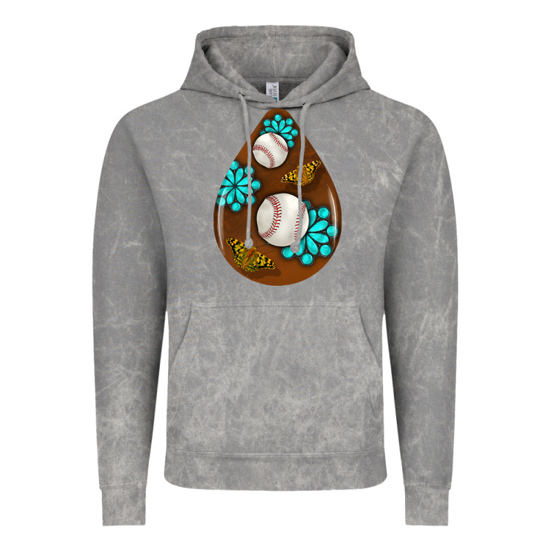 Baseball And Western Roses Teardrop  1 Vintage Hoodie by BundleAndBundleShop | Teevron