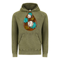 Vintage Olive baseball and western roses teardrop  1 Vintage Hoodie - BundleAndBundleShop