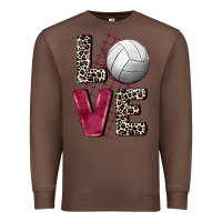 Chestnut love volleyball Premium Sweatshirt - FaDigitalArtStudio