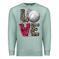 Seafoam love volleyball Premium Sweatshirt - FaDigitalArtStudio