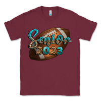 Burgundy american football senior 2023 Classic Tee - BundleAndBundleShop